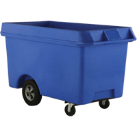 Starcart Heavy-Duty Box Truck, Polyethylene, 48" L x 31" W x 34.5" H, 16 cu. ft. Volume, 1000 lbs. Capacity Rock Safety Industrial Ltd