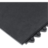 Tapis 24/Seven, Caoutchouc, 3' la c, 3' lo, 5/8" &eacute;paisseur, Noir Rock Safety Industrial Ltd