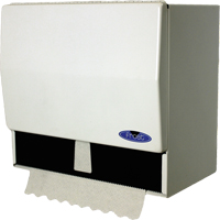 Roll or Single-Fold Towel Dispenser , Manual, 10.5" W x 6.75" D x 9.5" H Rock Safety Industrial Ltd