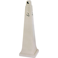 Groundskeeper Cigarette Waste Collectors, Free-Standing, Plastic, 1 US gal. Capacity, 39-3/4" Height Rock Safety Industrial Ltd