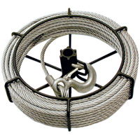 JGP-150A 1-1/2 Ton 66' Cable Assembly For JET&reg; Wire Grip Pullers Rock Safety Industrial Ltd
