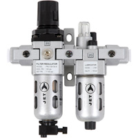 AFRLCM14 2-Piece Miniature Air Filter, Regulator & Lubricator, 1/4" NPT Rock Safety Industrial Ltd