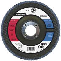 POWERBLEND Flap Disc, 4-1/2" x 7/8", Type 29, Z80 Grit, Zirconia Alumina Rock Safety Industrial Ltd