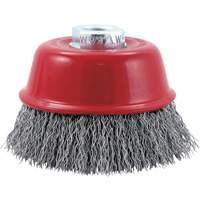 Brosse-boisseau &agrave; fils cr&ecirc;p&eacute;s, 3-1/4", Fils 0,014" Rock Safety Industrial Ltd
