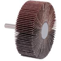 Shaft-Mounted Flap Wheel, 60 Grit, 3" x 1" x 1/4" Rock Safety Industrial Ltd