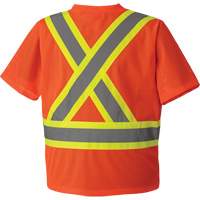5994 High-Visibility Safety T-Shirt, Polyester, 2X-Large, High Visibility Orange Rock Safety Industrial Ltd