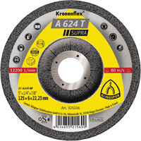 A 624 T Supra Kronenflex&reg; Grinding Disc, 5" x 1/4", 7/8" Arbor Rock Safety Industrial Ltd