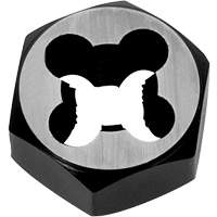 Hexagon Rethreading Bolt Die, 1" Dia., M6x1 Thread, Chromium Steel Rock Safety Industrial Ltd