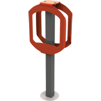 Bike Stop Bike Racks, Steel, 2 Bike Capacity Rock Safety Industrial Ltd