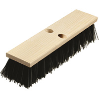 Heavy-Duty Street Broom, 14", Coarse/Stiff, Polypropylene Bristles Rock Safety Industrial Ltd