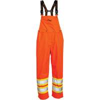 Salopette 300 deniers Journeyman, Polyester, Grand, Orange haute visibilit&eacute; Rock Safety Industrial Ltd