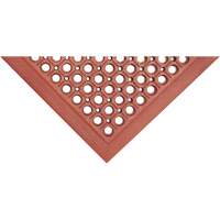 Competitor Series Mats, Slotted, 3' x 5' x 7/8", Orange, Natural Rubber Rock Safety Industrial Ltd