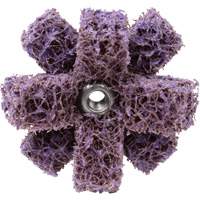 Scotch-Brite Cross Buff, BF-XB, 1-1/2" Dia., Medium Grit, Aluminum Oxide Rock Safety Industrial Ltd