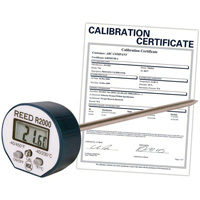 Thermometer with ISO Certificate, Contact, Digital, -40-450°F (-40-230°C) Rock Safety Industrial Ltd