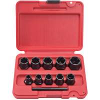 Jeu de douilles d'extraction de boulons PROTO, 10 Mcx, Prise de 1/4" Rock Safety Industrial Ltd