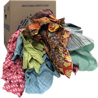 Wiper Rags, Mix Colours, 10 lbs. Rock Safety Industrial Ltd