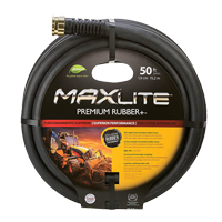 MAXLite Water Hose, Rubber, 3/4" dia. x 50' L Rock Safety Industrial Ltd