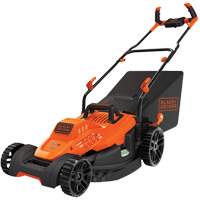 Lawn Mower with Comfort Grip Handle, Push Walk-Behind, Electric, 17" Cutting Width Rock Safety Industrial Ltd