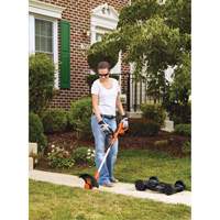 Ensemble de tondeuse compacte sans fil 3 en 1 20 V Max*, Pouss&eacute;e, &agrave; pile, Largeur de coupe 12" Rock Safety Industrial Ltd