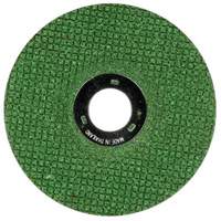 Meule flexible Green Corps, 4-1/2" x 1/8", Arbre 7/8", C&eacute;ramique, Type 27 Rock Safety Industrial Ltd