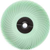 Scotch-Brite Radial Bristle Disc, Aluminum Oxide, 1 Micron Grit, 3" Dia. Rock Safety Industrial Ltd