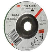 Green Corps Flexible Grinding Wheel, 5" x 1/4", 7/8" Arbor, Ceramic, Type 1 Rock Safety Industrial Ltd