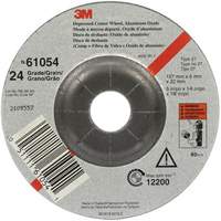 Meule &agrave; moyeu d&eacute;port&eacute;, 5" x 27, Oxyde d'aluminium Rock Safety Industrial Ltd