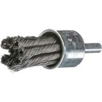 Brosses mont&eacute;es &agrave; fils nou&eacute;s, 1" dia., dia. Des fils 0,02", Tige 1/4" Rock Safety Industrial Ltd