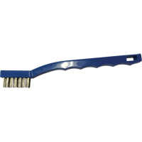 Petites brosses de nettoyage, Acier inoxydable, 3 x 7 rangs de fils, Longueur 7-3/4" Rock Safety Industrial Ltd