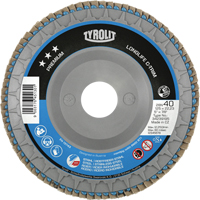 Disque &agrave; lamelles Long Life C-Trim, 4-1/2" x 7/8", Type 29, Grain 80, Zirconium Rock Safety Industrial Ltd