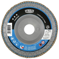 Disque &agrave; lamelles C-Trim robuste, 6" x 7/8", Type 29, Grain 40, Zirconium Rock Safety Industrial Ltd