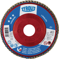 Disque &agrave; lamelles Long Life 4-1/2", 4-1/2" x 7/8", Type 27, Grain 40, Zirconium Rock Safety Industrial Ltd
