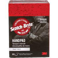 Scotch-Brite 7447 Hand Pads, Aluminum Oxide, 9" x 6", Very Fine Grit Rock Safety Industrial Ltd