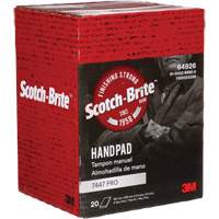 Scotch-Brite 7447 Hand Pads, Aluminum Oxide, 9" x 6", Very Fine Grit Rock Safety Industrial Ltd