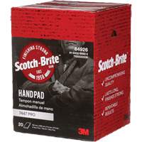 Scotch-Brite 7447 Hand Pads, Aluminum Oxide, 9" x 6", Very Fine Grit Rock Safety Industrial Ltd