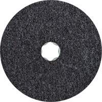 Disc de conditionnement de surface &agrave; boucles et crochets, 4-1/2" dia., Grain Moyen, Oxyde d'aluminium Rock Safety Industrial Ltd