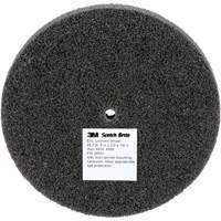 Meule unitaris&eacute;e EXL Scotch-Brite, 5" x 1/2", Arbre de 1/4", Grain de Fin, Carbure de silicium Rock Safety Industrial Ltd