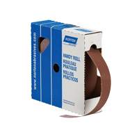 Rouleau de feuille &agrave; poncer pratique, Oxyde d'aluminium, 3" la x 150' lo, Grain P80 Rock Safety Industrial Ltd