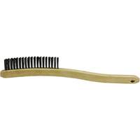 Brosse de nettoyage, Acier inoxydable, 3 x 19 rangs de fils, Longueur 13-11/16" Rock Safety Industrial Ltd