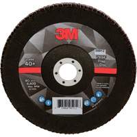 Disque &agrave; lamelles &agrave; changement rapide 769F, 7" x 7/8", Type 29, Grain 40+, Oxyde d'aluminium/C&eacute;ramique Rock Safety Industrial Ltd