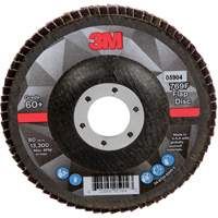 Disque &agrave; lamelles &agrave; changement rapide 769F, 4-1/2" x 7/8", Type 27, Grain 60+, C&eacute;ramique Rock Safety Industrial Ltd