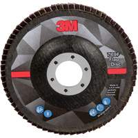 Disque &agrave; lamelles &agrave; changement rapide 769F, 5" x 7/8", Type 27, Grain 40+, C&eacute;ramique Rock Safety Industrial Ltd