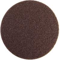 Disque non tiss&eacute; autoagrippant, 4" dia., Grain Cors&eacute;, Oxyde d'aluminium Rock Safety Industrial Ltd
