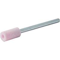 Meule mont&eacute;e vitrifi&eacute;e, B135, Oxyde d'aluminium, 1/4" dia., 1/2" lo, 80 Grain Rock Safety Industrial Ltd