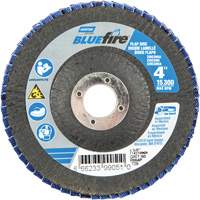 R884P BlueFire&reg; Conical Flap Disc, 4" x 5/8", Type 29, P60 Grit, Zirconia Alumina Rock Safety Industrial Ltd
