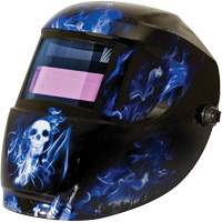Masque de soudage Carrera ArcOne, 2" lo x 3" la Champ de vision, Teinte 9 - 13, Bleu Rock Safety Industrial Ltd