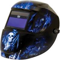 Masque de soudage Carrera ArcOne, 3" lo x 4" la Champ de vision, Teinte 9 - 13, Bleu Rock Safety Industrial Ltd