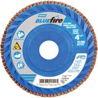 BlueFire&reg; Medium Grade Flap Disc, 4-1/2" x 7/8", Type 27, 60 Grit, Zirconia Alumina Rock Safety Industrial Ltd