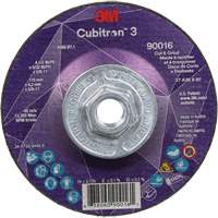 Meule &agrave; couper & tronçonner Cubitron 3, 4-1/2" x 5/32", Arbre de 5/8"-11, Type T27, Grain de 36+, C&eacute;ramique Rock Safety Industrial Ltd