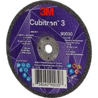 Meule &agrave; tronçonner Cubitron 3, 3" x 0,035", Arbre de 1/4", Type T1, C&eacute;ramique, 21000 Tr/min Rock Safety Industrial Ltd